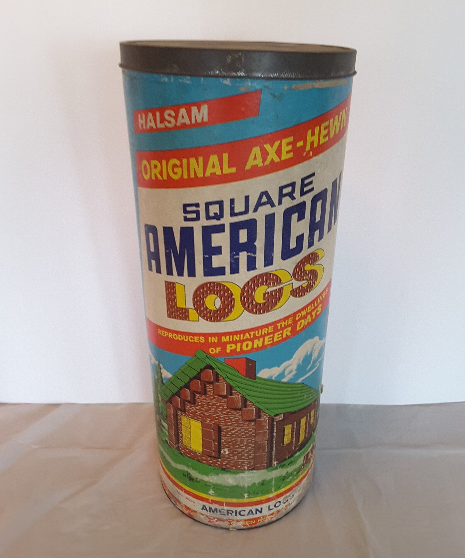 Vintage 1960s HALSAM Original Axe Hewn Square American Logs | Etsy