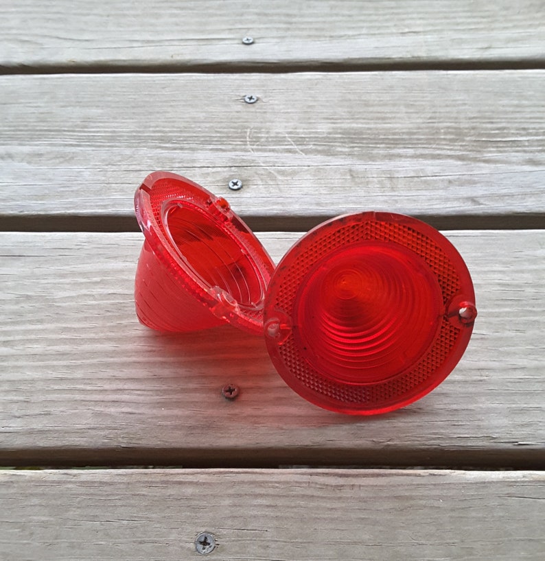 1960 Chevrolet Impala Guide Red Tail Light Lenses Pair Auto | Etsy