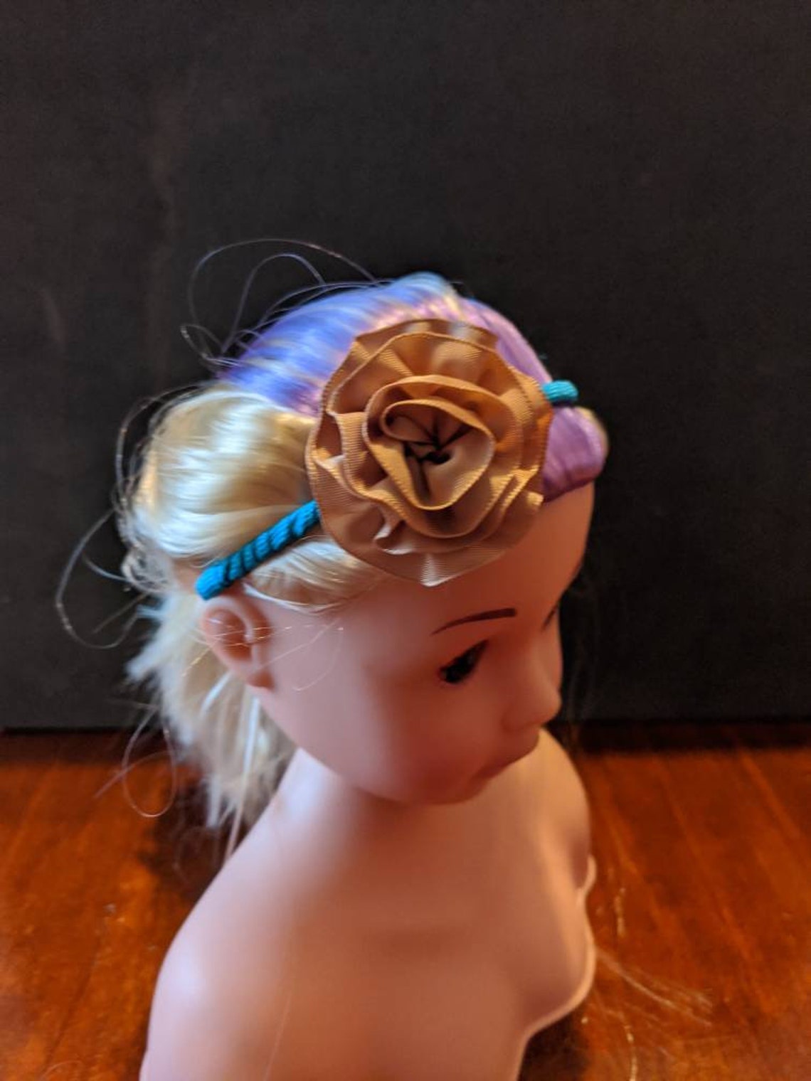 Doll Headbands Thin Style Flower Headbands You Choose Etsy