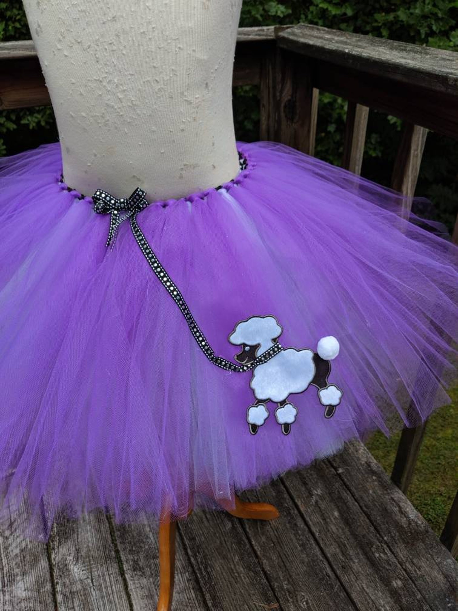 Purple Poodle Tutu Skirt Purple Poodle Tutu Costume Poodle Etsy