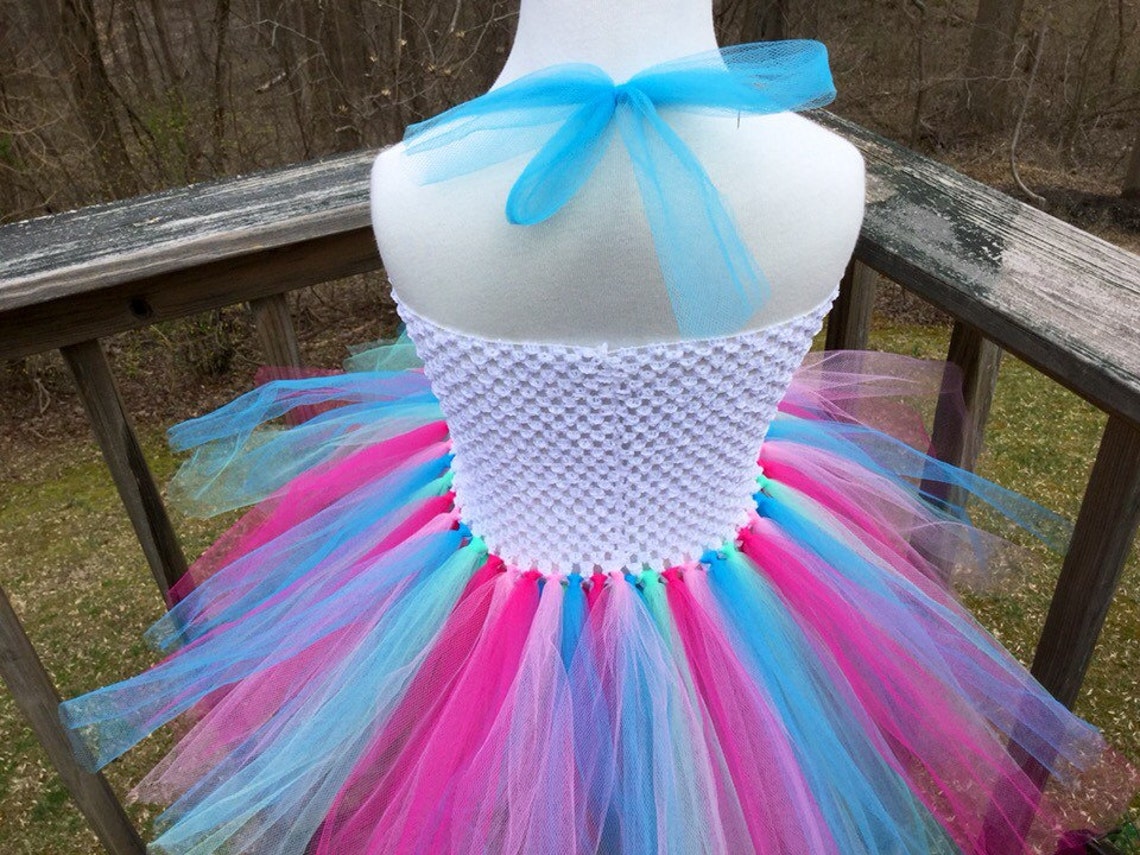 Pastel Tutu Dress. Rainbow Tutu Dress. Pastel Rainbow Tutu Etsy