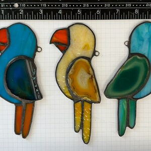 2D Personalized Parrot Acrylic Ornament With Name, Colorful