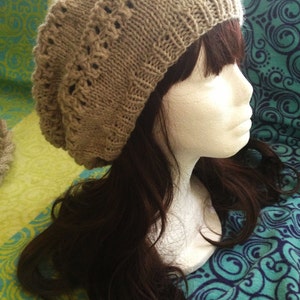 Columbus Day sale/winter gift--Hand knitted wool slouchy hat /slouchy etta hat/ slouchy beanie--Chunky hat for Women Teens Men Unisex