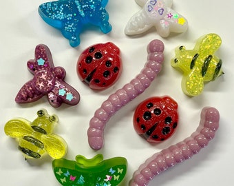 Resin Insect Counters | Loose Parts Sensory Bin, Preschool Math
