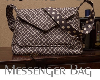 Ronnie Messenger Bag Purse Crossbody PDF Sewing Pattern