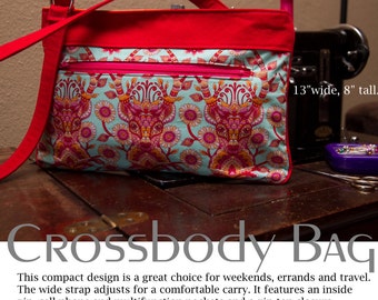 Lexi Medium Crossbody Bag Purse PDF Sewing Pattern