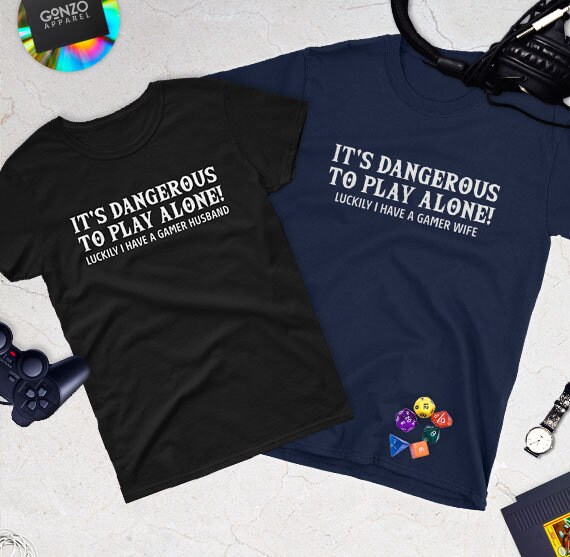 Gamer couple shirts Clearance
