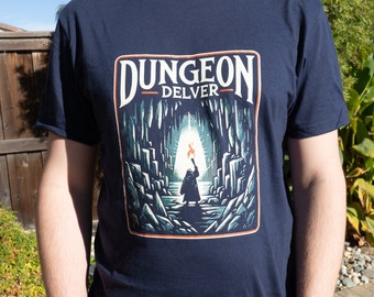 Dungeon Delver Unisex Achievement Unlocked Short-Sleeve Unisex T-Shirt - Adulting Achievements, Gaming Dungeons, Dungeon Crawlers
