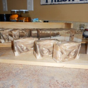 Almond Scented cold process Goat Milk Soap image 3