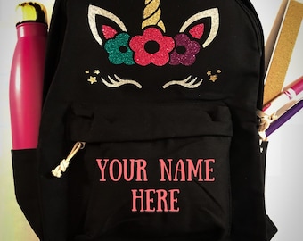 Joliyah Designs Unicorn Full Size Backpack, Unicorn Bookbag, Backpack for Girls