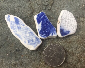 Genuine Beachglass Seaglass. Pottery. Jewelry supplies.