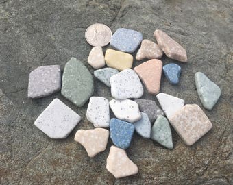 Genuine Beachglass Seaglass jewelry supply lot