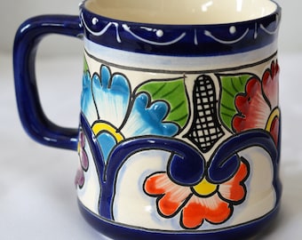 Authentic Mexican Talavera mug/ Talavera coffee cup