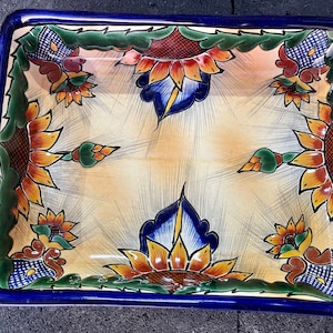Lovely Rectangular Talavera Tray