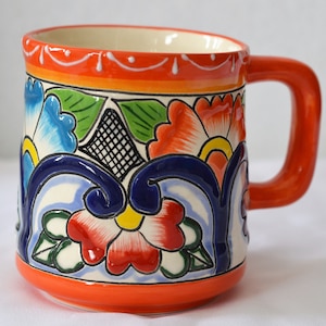 Authentic Mexican Talavera mug/ Talavera coffee cup