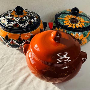 Talavera Ceramic Tureen - Serving Bowl- elegant color