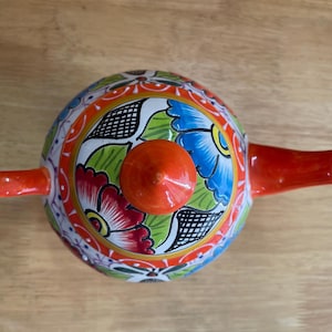 Talavera Ceramic teapot / coffee pot  - elegant color