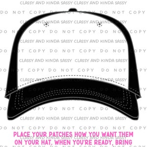 Trucker Hat Template Digital Image PNG - Etsy Canada