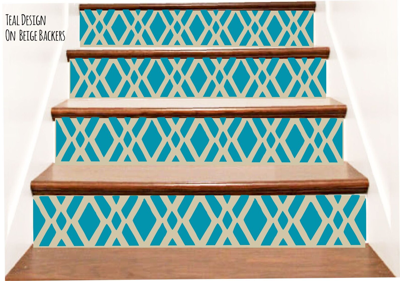 Decorative Vinyl Stair Riser Decals . Cut to Your Size and Etsy