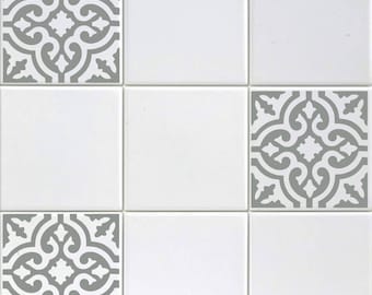 Vinyl Tile Decal SAMPLES - For stair risers or tiles - One Per Order, Order as many as you like
