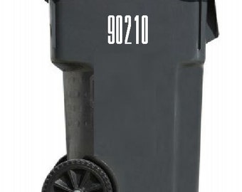 Uline Lockable Trash Can with Wheels - 65 Gallon, Dark Gray