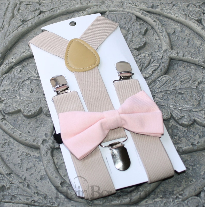 Children,Kids Boys Baby,Suspenders+bow tie 6months,2T,3T,4T-5T,blush,Ring bearer,wedding
