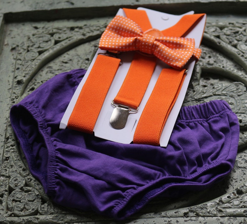 1st Birthday boy cake smash diaper cover bow tie boy clothes gray stripe royal