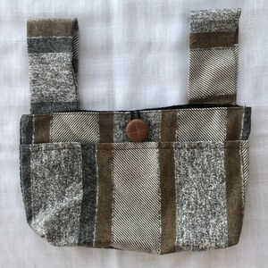 Sacoche pour fauteuil roulant, petite sacoche pour fauteuil roulant, sac de marchette, organiseur, cartable