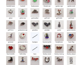 Floating charms Fl-H for floating charm lockets