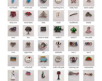 Floating charms Starfish-Z for floating charm lockets