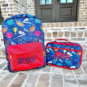 Sac à dos Sports Star - cartable personnalisé, cartable, sac brodé, sac à langer, ferme, cartable préscolaire, sac garçon best-seller