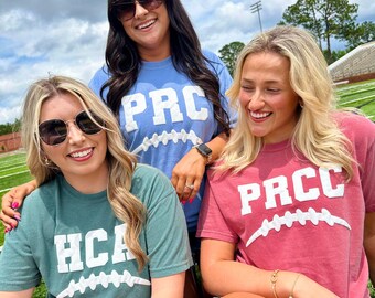 Football Varsity Stitch Graphic Tee #69, Back To School, Custom Tee, Custom School Tee, First Day Of School, School Design, Best Seller