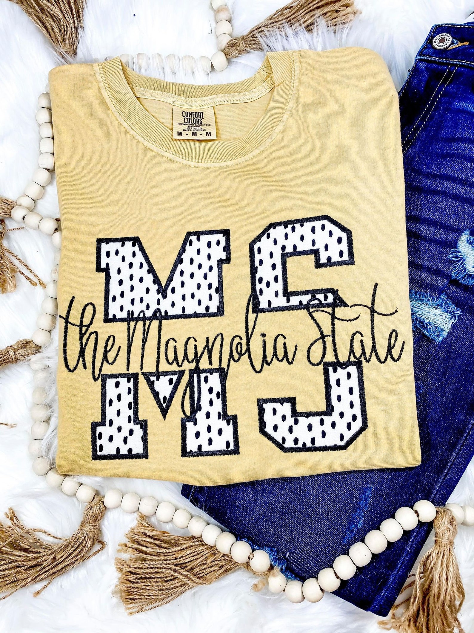 Monogrammed Mississippi State Nickname Shirt State Name Etsy