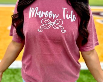 Cursive Ribbon School Puff Graphic Tee #56, Back To School, Custom Tee, Custom School Tee, First Day Of School, School Design, Best Seller