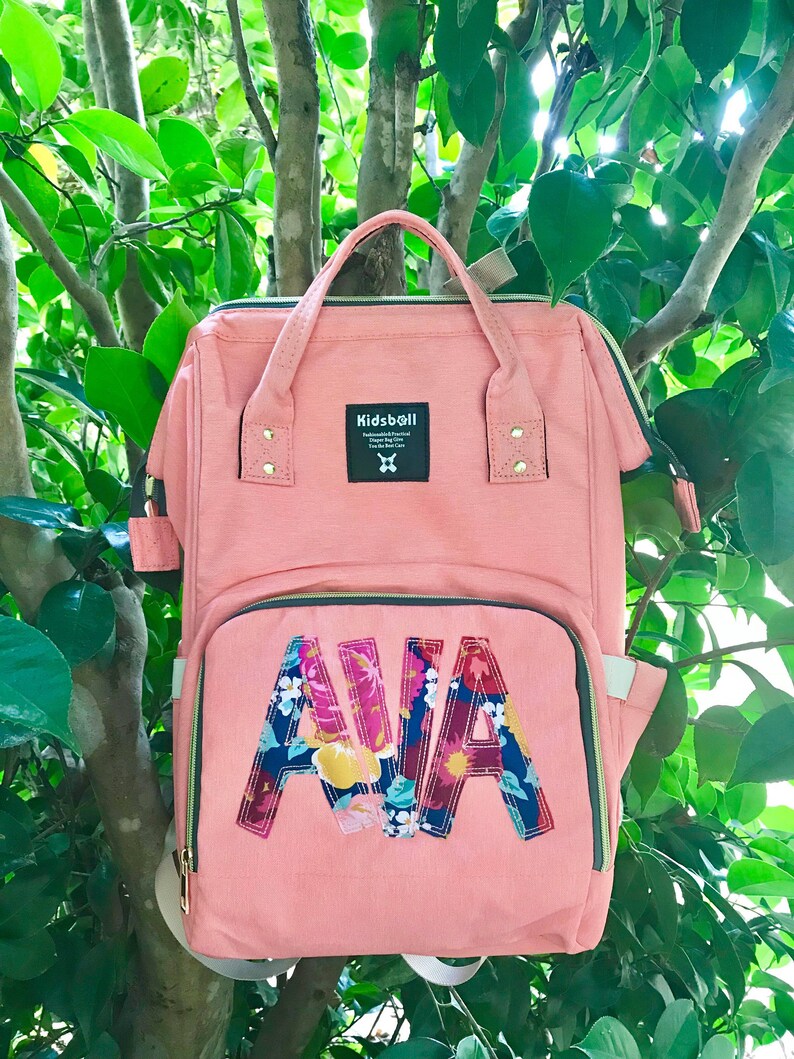 IN STOCK Monogram Backpack Diaper Bag Nappy Diaper Bag Etsy