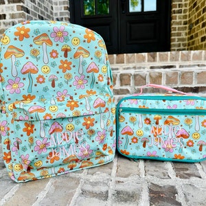 Sac à dos Totally Happy Jane Marie - cartable personnalisé, cartable, prénom brodé, sac à langer, sac best-seller pour fille