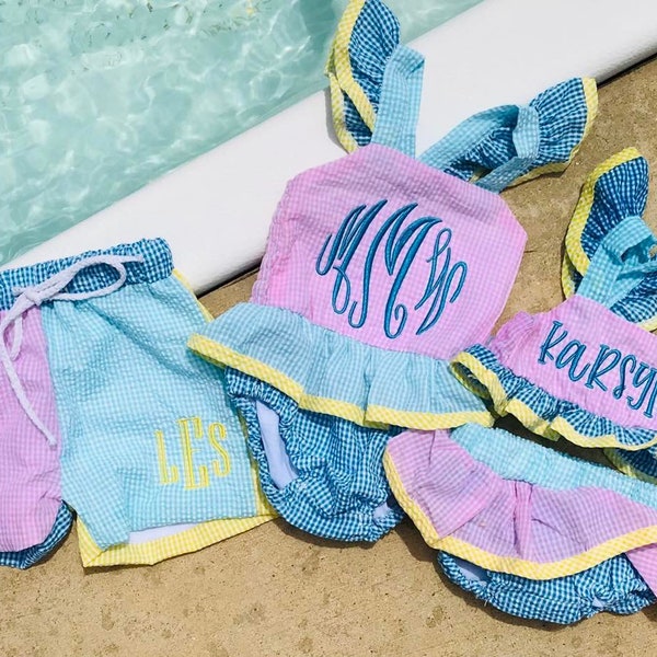 Sister Brother Matching Swimsuits Etsy