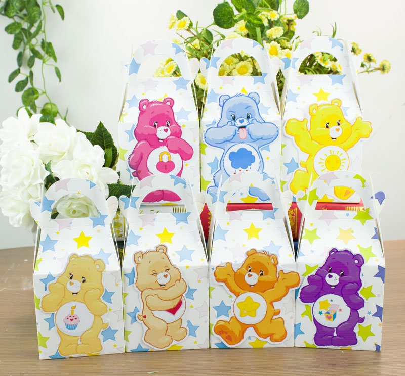 Care Bears Favor Box Candy Box Gift Box Cupcake Box Boy Kids Etsy