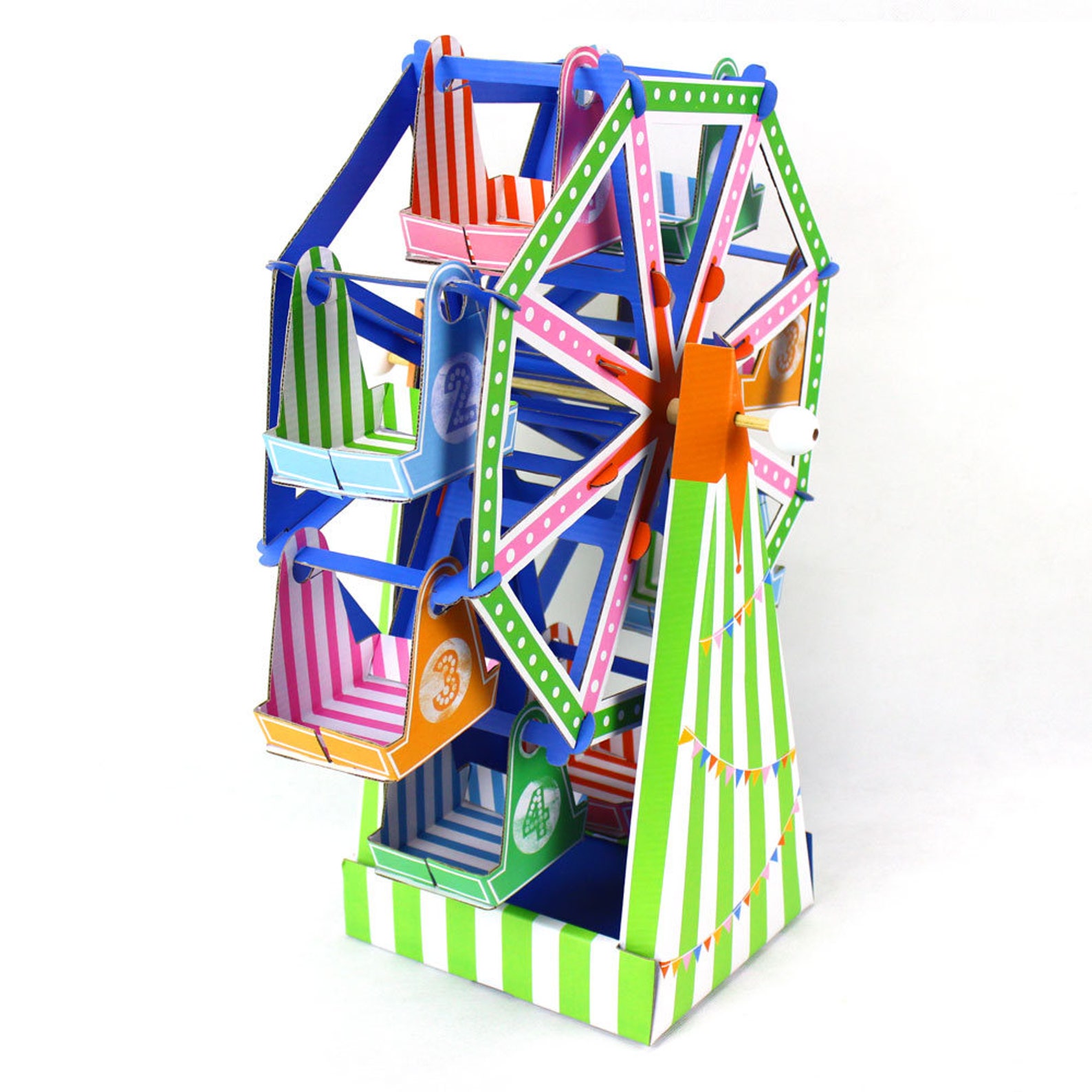 Diy Ferris Wheel Cupcake Stand Ferris Wheel Cupcake Stand DIY 8-cup Paper Cupcake Stand Cake | Etsy