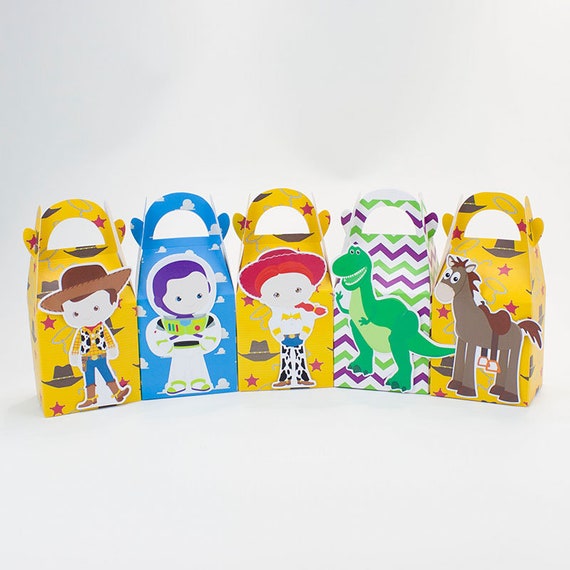 Toy Story Favor Box Candy Box Gift BoxCupcakeBox Boy Kids Etsy