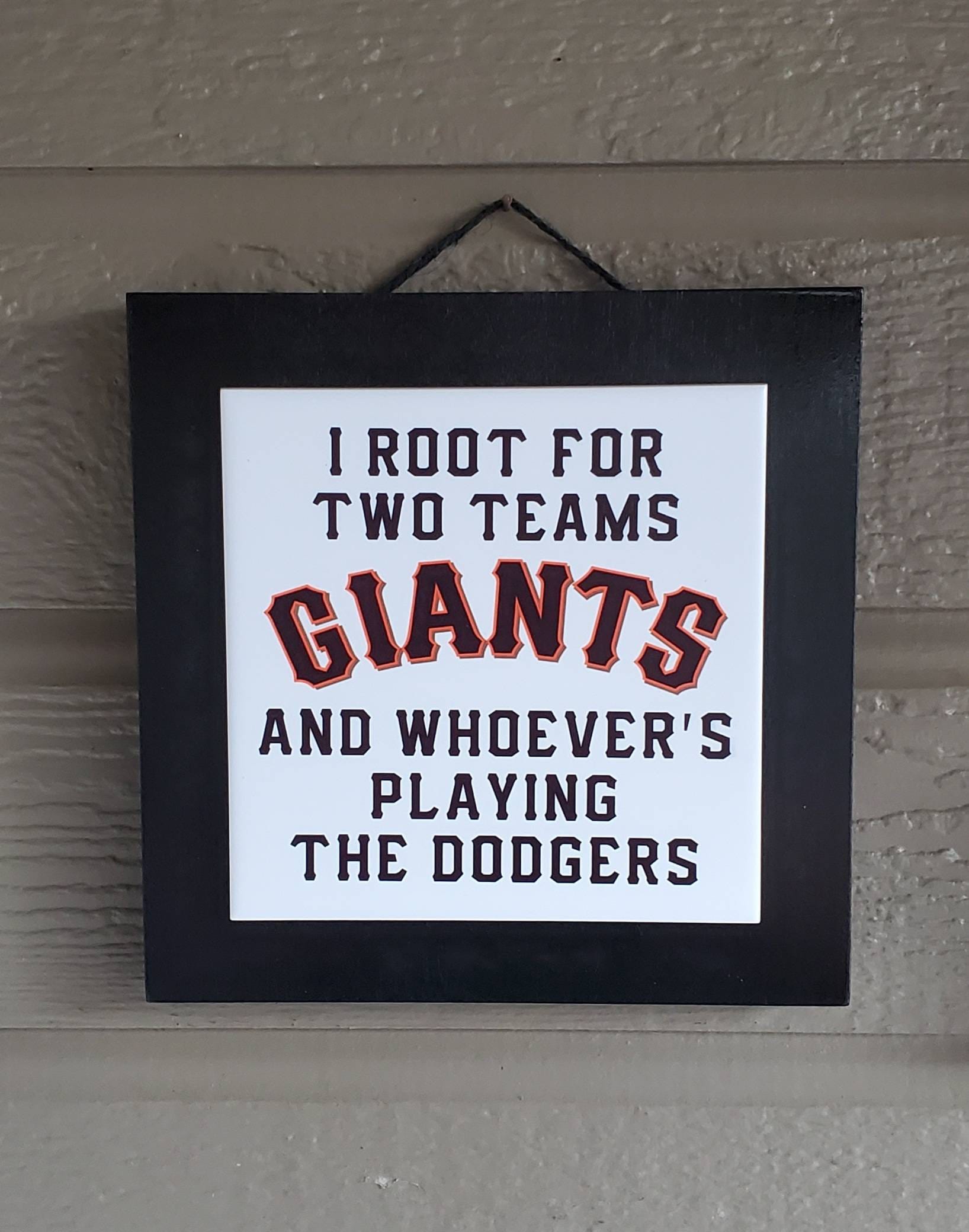 San Francisco Giants Decor | SF Giants Ceramic Tile Sign, Father's Day Gift