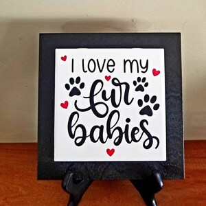 Silver I Love My Fur Babies Pendant Necklace ⋆ Spend With Us - Buy From