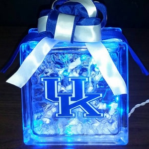 UNIVERSITY of KENTUCKY Glass Block | Sports Light, Gift for College Student
