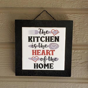 Kitchen Wall Decor | Ceramic Tile Sign