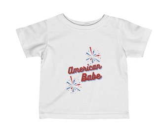 American Babe Toddler T-Shirt 4th of July