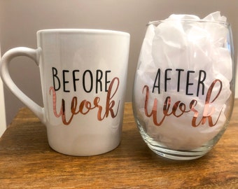 Before Work/After Work Drink Gift Set