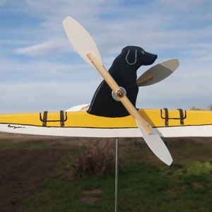 Labrador & Kayak Whirligig - made to order