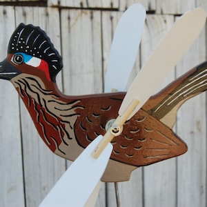 Roadrunner Whirligig - uniquely designed to to resemble your most loved birds and other critters.