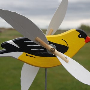 Goldfinch (Amerikanischer) Wirbelwind - einzigartig gestaltet, um Ihren geliebten Vögeln und anderen Tierchen zu ähneln.