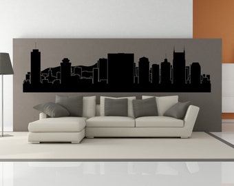 Nashville Wall Decal Etsy